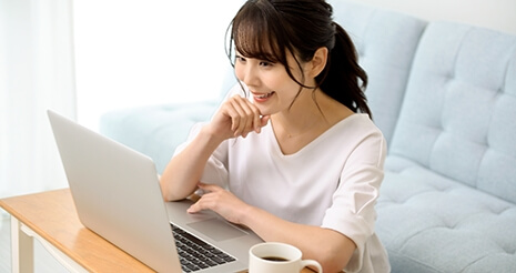 査定後のお支払いもスピーディー！ 24時間以内にお振込み
