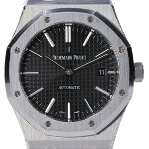 オーデマピゲ ロイヤルオーク 41㎜ 黒文字盤 自動巻き 腕時計 買取相場例です