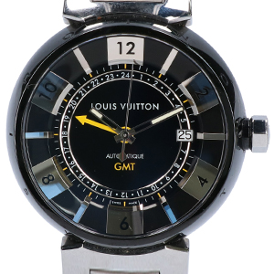 ルイヴィトン Q113K タンブール インブラックGMT 腕時計 買取相場例です