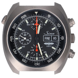 ジン 142.TI.GSG9 クロノグラフ 自動巻き 腕時計 買取相場例です