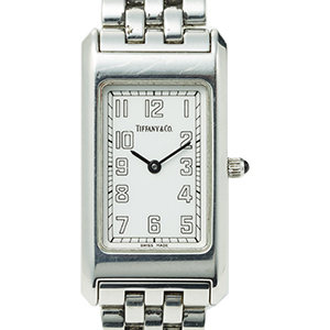 ティファニー クラシックスクエア ステンレス 白文字盤 腕時計 買取相場例です