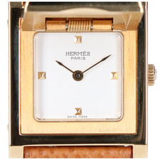 エルメス 94年製 レザーベルト メドールウォッチ クォーツ時計 買取実績です。