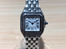 エコスタイル渋谷店では、カルティエの腕時計（パンテールドゥカルティエ ミニ）を高価買取しました。状態は数回使用程度の新品同様品です。