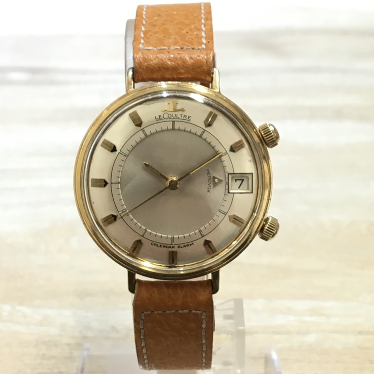 ジャガールクルトの1260 メモボックス カレンダーアラーム機能付きの手巻き腕時計の買取実績です。