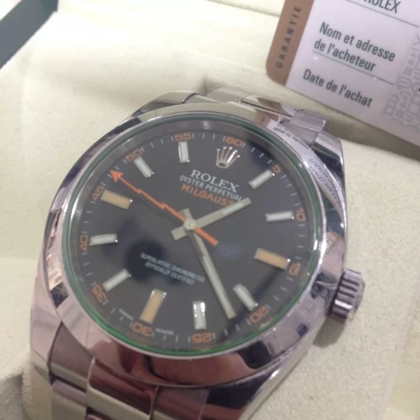 ロレックス 116400GV ミルガウス 腕時計 買取実績です。
