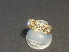 ダイヤモンド ダイヤモンド 1粒約0.14ct k18 リング 買取実績です。