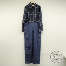 サンシーのWindowpane×denim all in oneオールインワンの買取実績です。