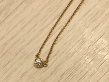 渋谷店ではティファニー(TIFFANY&CO.)のネックレスを買取ました。状態は通常中古品です。