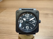エコスタイル新宿南口店で、ベル＆ロスの自動巻き時計のBR01-92を買取りました。状態は通常使用感があるお品物です。