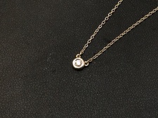ティファニー(Tiffany)の通常使用感のあるシルバーのバイザヤード1Pダイヤネックレスを買取致しました。エコスタイル銀座本店です。状態は通常使用感のあるお品物です。