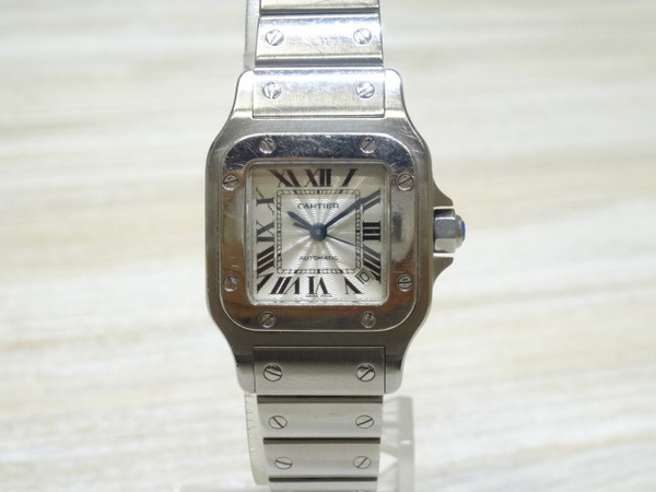 カルティエのサントスガルベSM SS 腕時計の買取実績です。