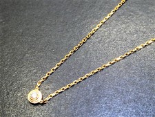 エコスタイル銀座本店にてカルティエのディアマンレジェドゥSM　1Pダイヤネックレスを買取致しました。状態は通常使用間のお品物です。