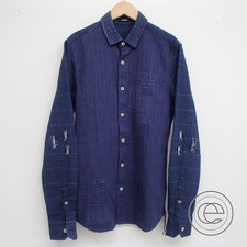 デンハムのILAND BORO SHIRT SIBW USED加工長袖シャツを洋服買取のエコスタイル銀座本店で買取致しました。状態は通常使用感があるお品物です。