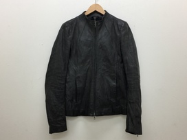 アタッチメントのアタッチメント　ブラック　 バケッタ ノーカラーレザーライダースジャケットの買取実績です。