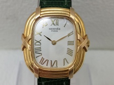 エルメス k18 ピンクゴールド フォーブル　時計 買取実績です。