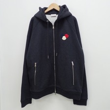 モンクレール 17年　MAGLIA CARDIGAN ワッペン付  ジップアップパーカー 買取実績です。