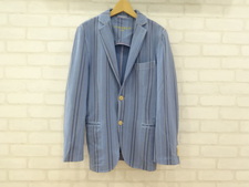 チルコロ1901のストライプ ジャージージャケットを洋服買取のエコスタイル銀座本店で買取致しました。状態は通常使用感があるお品物です。