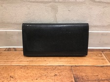 エコスタイル銀座本店でカミーユフォルネの黒のリザード2つ折り財布を買取致しました。状態は汚れなどなくきれいな状態です。