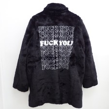 シュプリーム ×HYSTERIC GLAMOUR 国内正規 17AW Fuck You Faux Fur Coat エコファーコート 買取実績です。