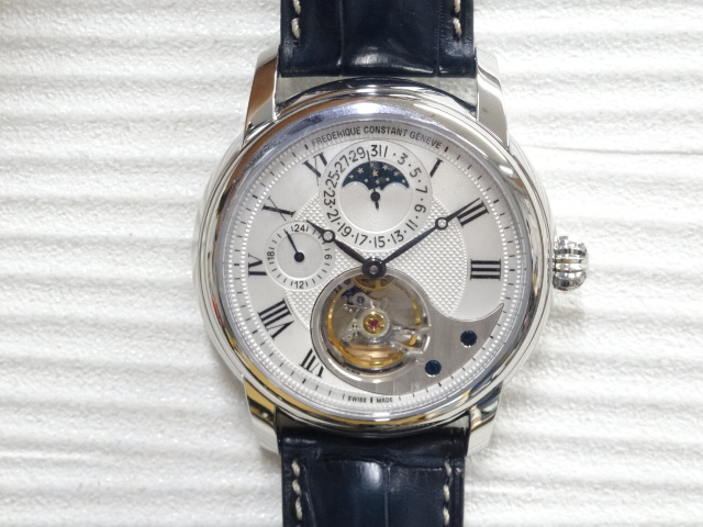 フレデリックコンスタントのハートビート ムーンフェイズ アリゲーターベルト 腕時計の買取実績です。
