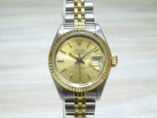 ロレックスのデイトジャスト Ref.69173 SS×YGコンビ 自動巻き時計をブランド買取のエコスタイル銀座本店で買取致しました。状態は目立つ傷や汚れがあるお品物です。
