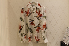 エコスタイル渋谷店では、ワコマリアの2018春夏バードオブパラダイスの開襟シャツを買取ました。状態は前身ごろにシミがありました。