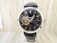 オリエント WZ0041DA/WZ0061DA クラシック セミスケルトン カーフレザーバンド 機械式 腕時計 買取実績です。