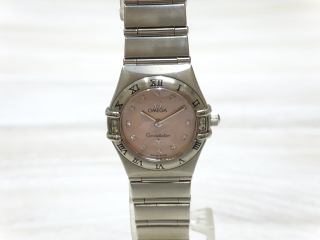 オメガの1562.65 コンステレーションミニ 12Pダイヤ 腕時計の買取実績です。