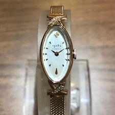 アガット（agate）のオーバルフェイス ジュエリーウォッチをお買取しました。時計買取もエコスタイルにお任せください！状態は未使用品でございます。