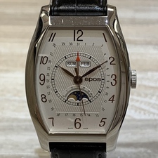エコスタイル銀座本店でエポスの3360フルカレンダー・ムーンフェイズの時計を買取致しました。状態は通常使用感のあるお品物です。