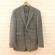 コルネリアーニのウール グレンチェック シングル ジャケット スーツをブランドスーツ買取のエコスタイル銀座本店で買取致しました。状態は傷などなく非常に良い状態のお品物です。