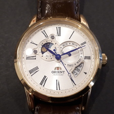 オリエントのWV0361ETサン&ムーン モダンスケルトン65周年記念モデル自動巻き時計を買取りました。東京都港区のブランド時計買取店「エコスタイル広尾店」状態は通常使用感のある中古品