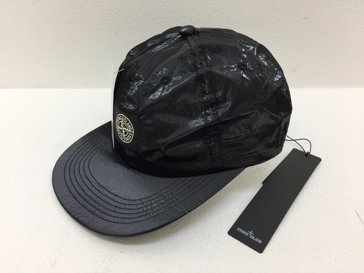 シュプリームの×ストーンアイランド 黒 19SS New Silk Light 6-Panel Capの買取実績です。