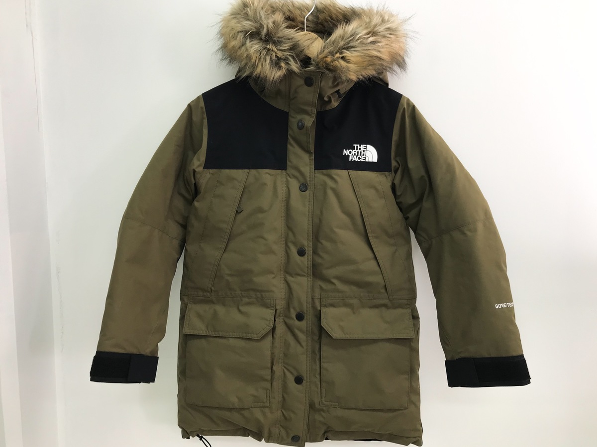 ノースフェイスの国内正規 NDW91835 カーキ MOUNTAIN DOWN COATの買取実績です。