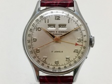 エコスタイル浜松鴨江店にて、クエルボイソブリノスの革ベルト　手巻き時計を買取しました。状態は通常使用感があるお品物です。