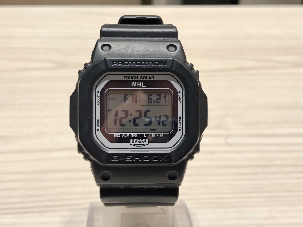 ジーショックの×マーガレットハウエル　G-5600E　クオーツ　デジタル腕時計の買取実績です。