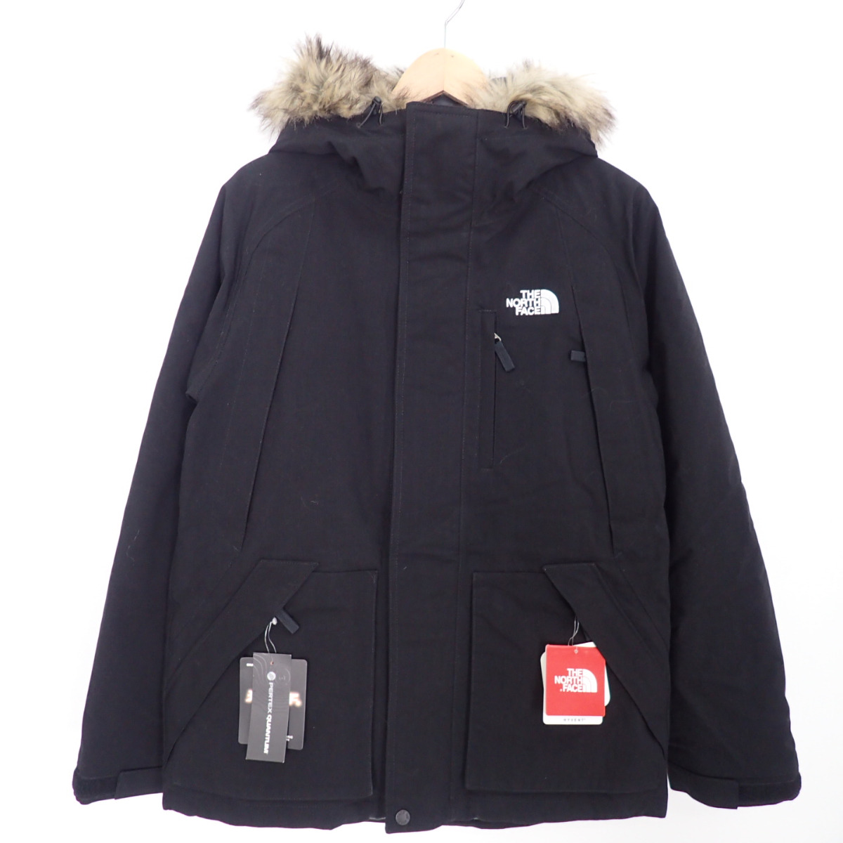 ノースフェイスのND91311  ELEBUS JACKET　エレバス ファー付フーディダウン　ブラックの買取実績です。