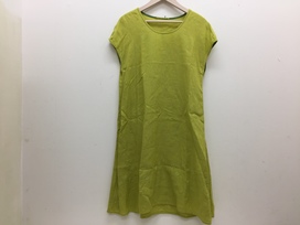 パラスパレスのライムグリーン　リネン　ノースリーブワンピースの買取実績です。