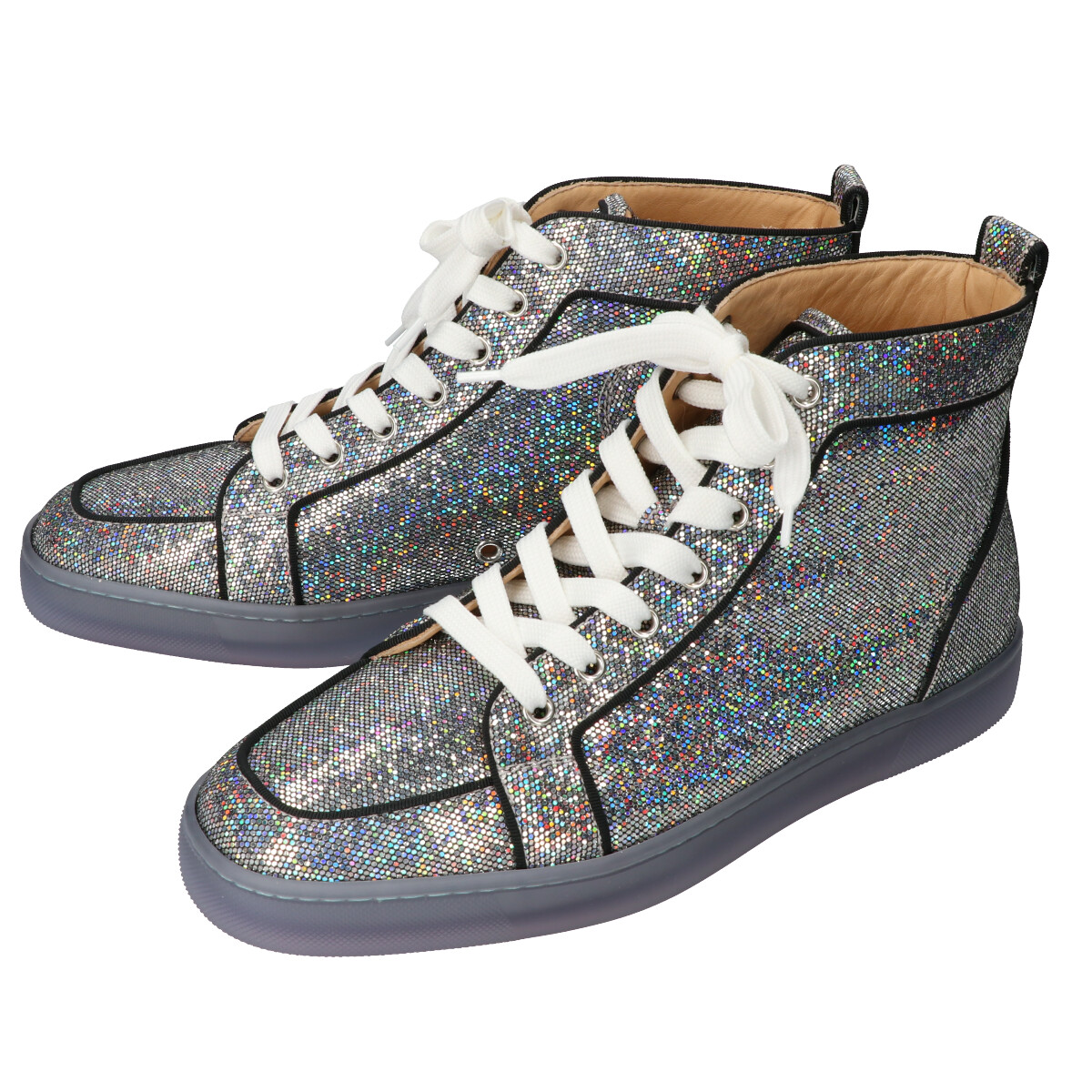 クリスチャンルブタンの3160883 RANTUS ORLATO FLAT GLITTER DISCOBALL/GG グリッター ハイカットスニーカーの買取実績です。