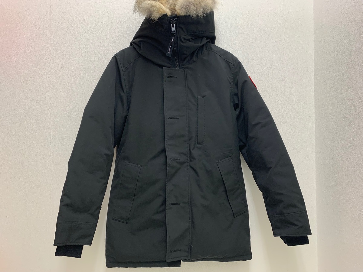 カナダグースの黒 3438JM JASPER　PARKA　ジャスパー　コヨーテファー付　ダウンジャケットの買取実績です。