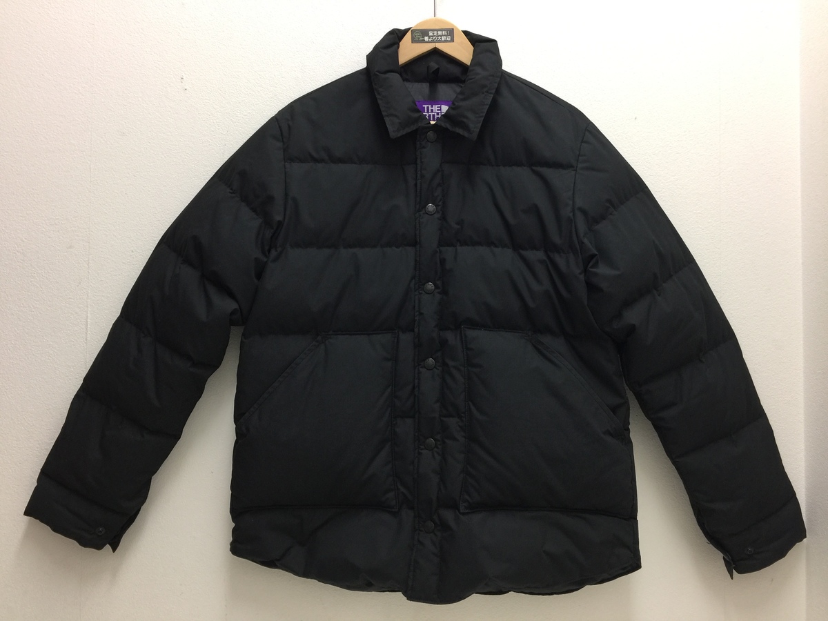 ノースフェイスのパープルレーベル ND2862N 黒 Midweight 65/35 Stuffed Shirt ダウンジャケットの買取実績です。