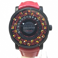 ルイヴィトンの18年製 Q5D230 エスカルタイムゾーン 日本限定 自動巻き 腕時計をブランド買取のエコスタイル銀座本店で買取致しました。状態は未使用品です。
