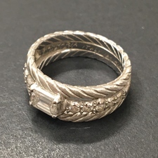 ブチェラッティの750WG ジャンマリア バケットダイヤモンドリングをエコスタイル銀座本店で買取致しました。状態は若干の使用感がある中古品です。