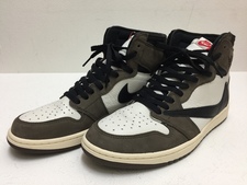 ナイキ CD4487-100 ×TRAVIS SCOTT　AIR JORDAN 1 HIGH OG TS SP 買取実績です。