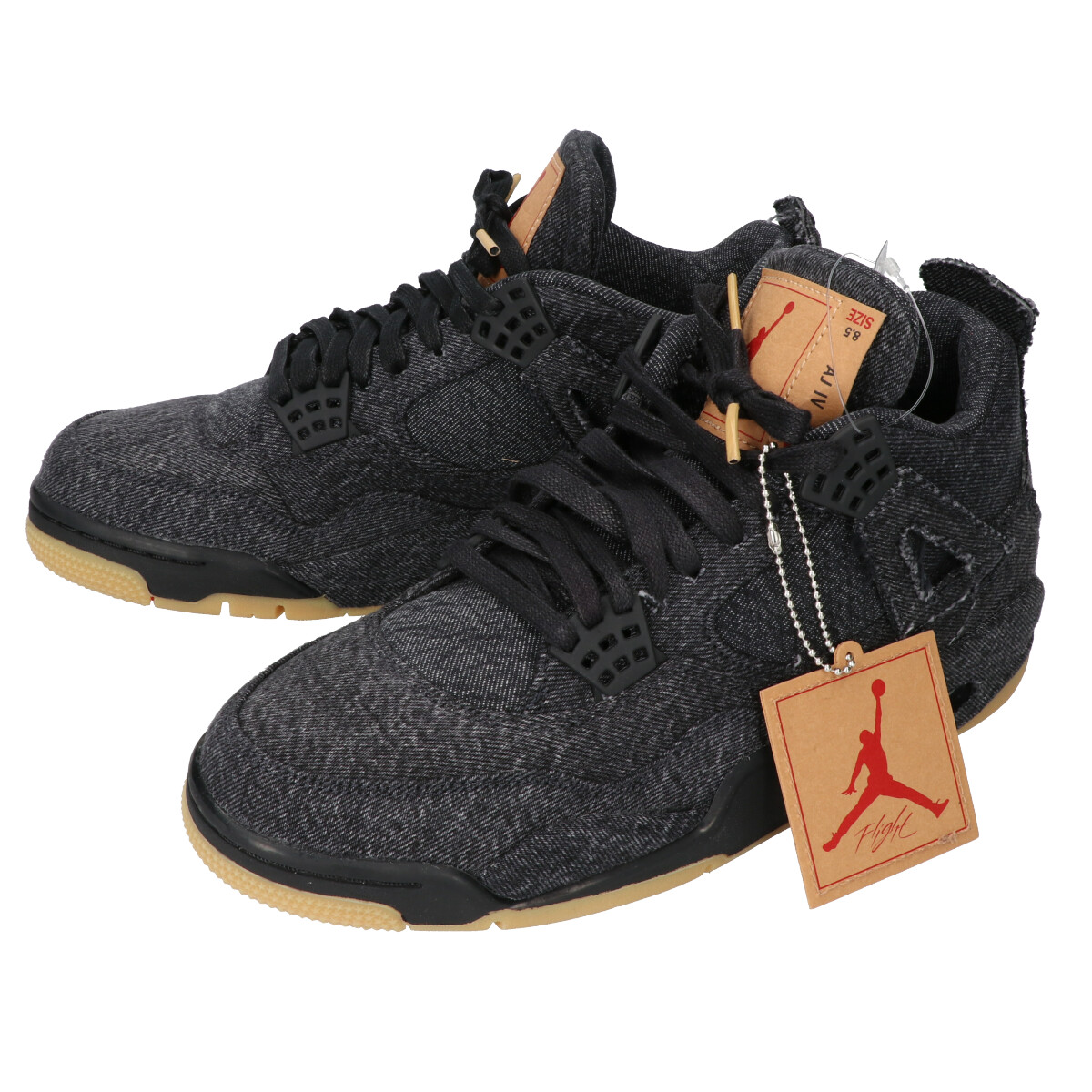 ナイキのAO2571-001 AIR JORDAN 4 RETRO LEVIS NRG　26.5cm　BLACK/BLACK/BLACKの買取実績です。