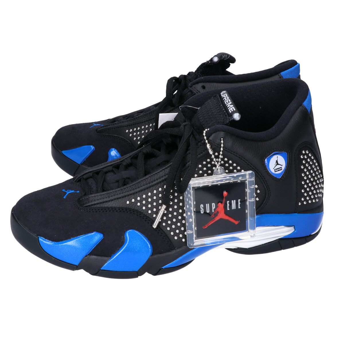 ナイキの×Supreme BV7630-004 AIR JORDAN 14 RETRO S　28.5cm　BLACK/VARSITY ROYAL-CHROMEの買取実績です。