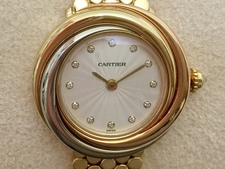 エコスタイル浜松鴨江店で、カルティエのトリニティの12Pダイヤ 750PG×WG×YGの腕時計を買取りました。状態は綺麗な状態の中古美品です。