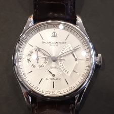ボーム&メルシエのMOA08736 クラシマ エグゼクティブ ウィリアム 1830本限定 自動巻き時計を買取させていただきました。エコスタイル広尾店状態は中古美品