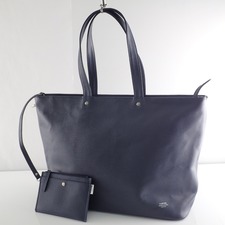 ポーター(吉田カバン) 321-02805 PORTER LINK TOTE BAG(L)　レザー　トートバッグ　ネイビー 買取実績です。