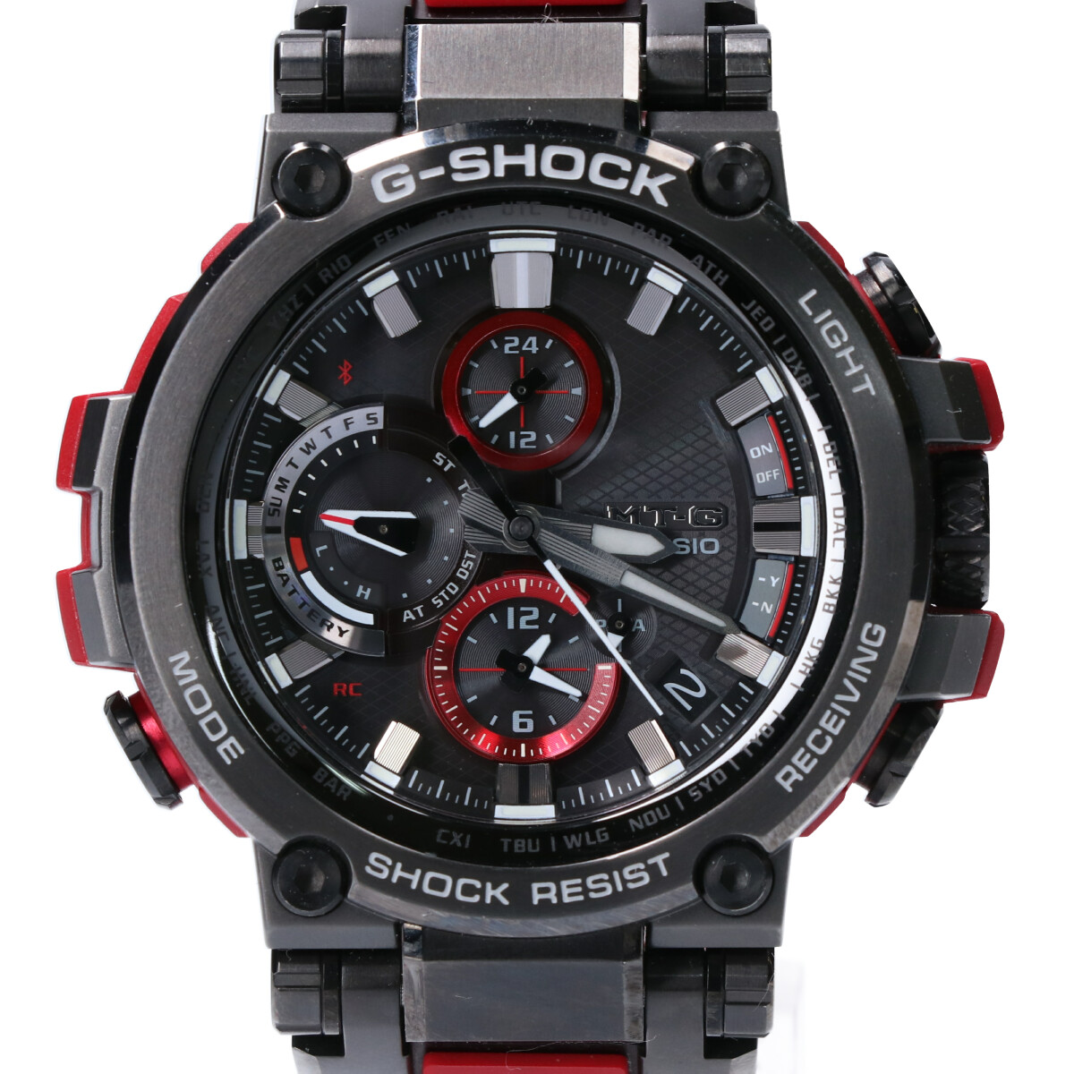 ジーショックのMTG-B1000B-1A4JF MT-G Bluetooth®搭載 電波ソーラーメタルベゼル 腕時計の買取実績です。